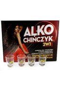 Alko chińczyk 2 gry alkoholowe imprezowe kieliszki