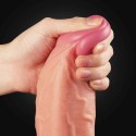 Giętki realistyczny żylasty penis silikonowe dildo