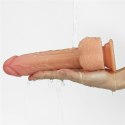 Sztuczny penis z jądrami realistyczne obrotowe